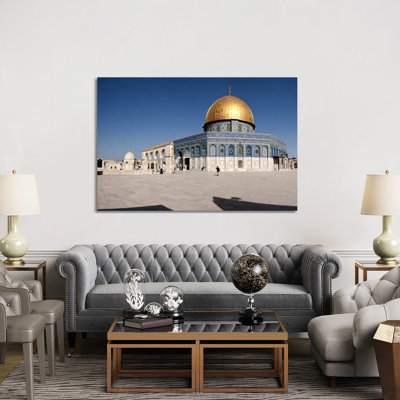 Town Square, Dome of the Rock, Temple Mount, Jerusalem, Israel #2 1 Piece Wrapped Canvas Wall Art