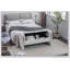 Banc de rangement en tissu Teddy