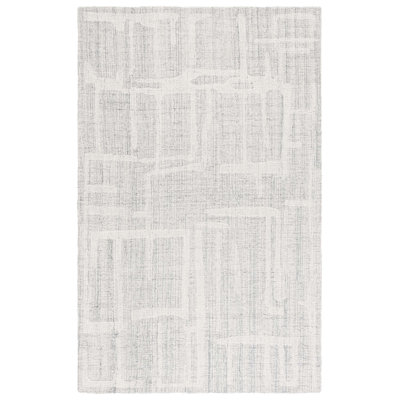Abstract 460 Hand Tufted Wool Pile Abstract Rug