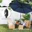 264cm Market Parasol-482790016
