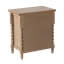 Farmhouse 3 Drawer Nightstand with Turned Wood Legs