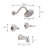 Oakmont Faucet Tub & Shower with Valve-11169341