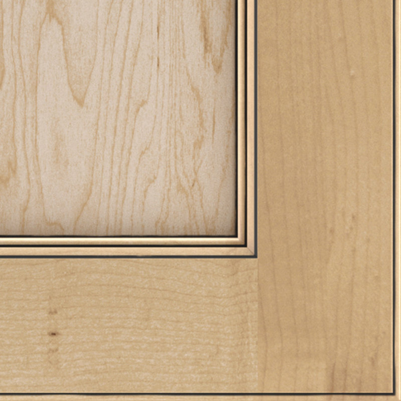 Dwelling Ashlawn Door Sample, Natural w/Onyx Glaze, Érable