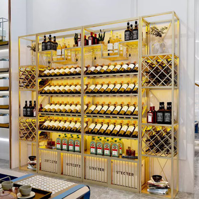 Dining Room Living Room Floor Wine Rack by L Wall-hanging Wine Rhythm