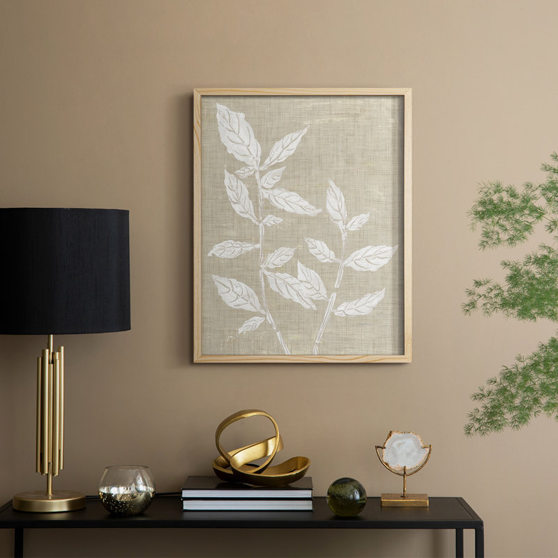 Autumn Romance I, reproduction encadrée - bois massif, H 30 po x l 24 po, Naturel