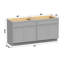 Base de meuble-lavabo double 66 po seulement-106891029