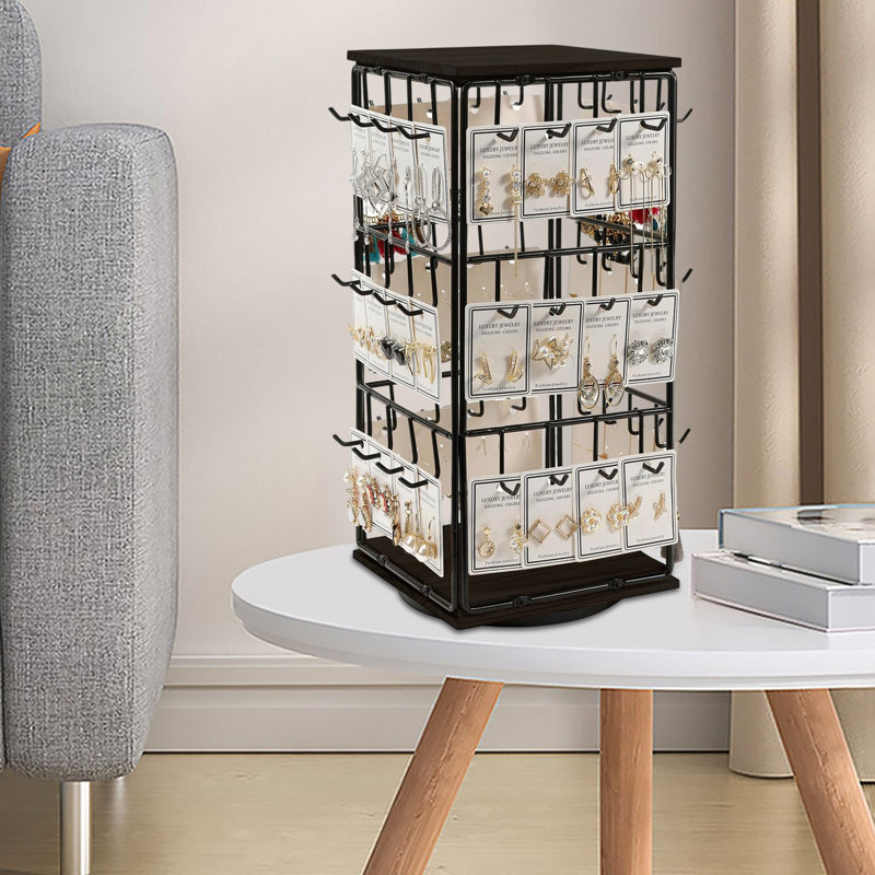 Countertop Iron Jewellery Cabinet Jewelry Armoire