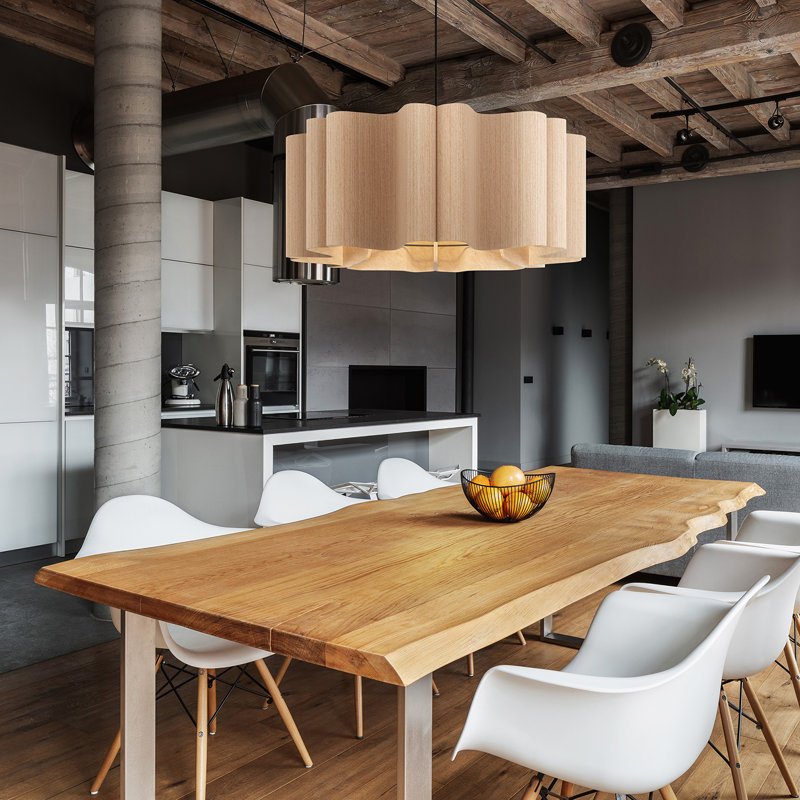 Luminaire suspendu Paulina, Cendré