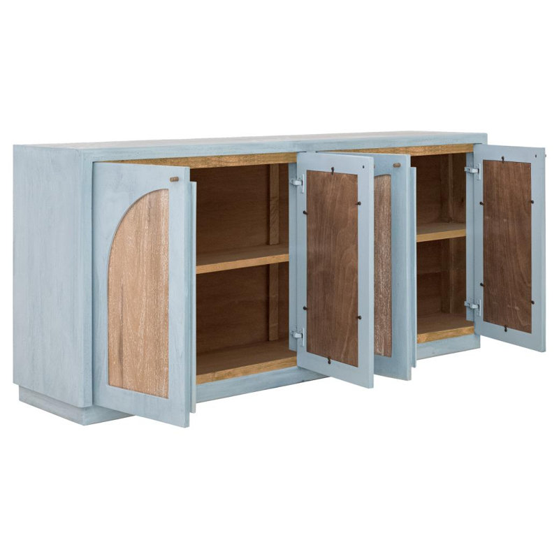 Console 4 portes Arcadia, Bleu