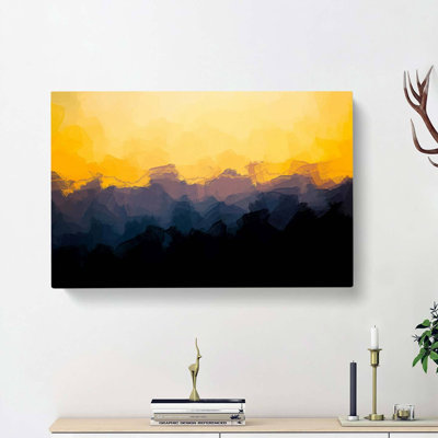Mount Seymour In Canada In Abstract - Wrapped Canvas Painting
