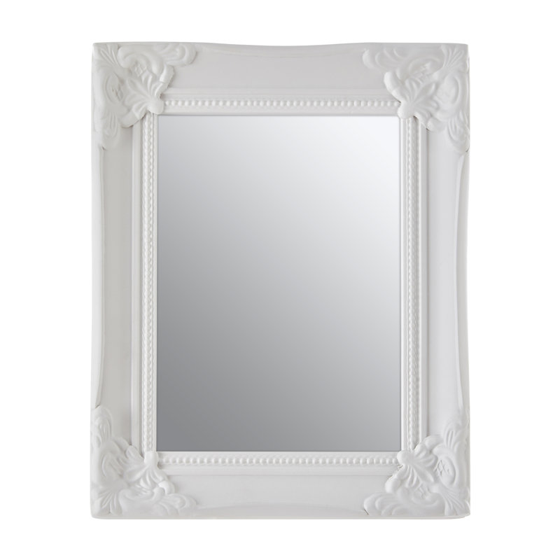 Rockwood White Wood Embossed Picture Frame, 4" x 6"