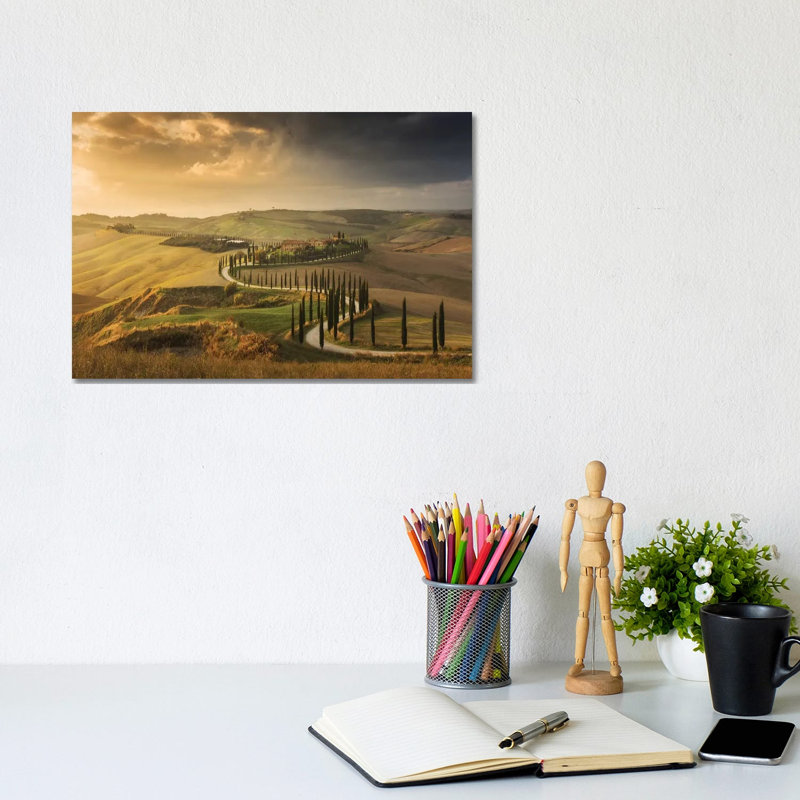 Tuscany 1 Piece Wall Art on Canvas, 20.32 cm H x 30.48 cm W, Wrapped Canvas