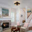 Plafonnier semi-encastré 2 lumières Modern Farmhouse