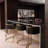 Hulten Upholstered Counter Stool with Metal Frame