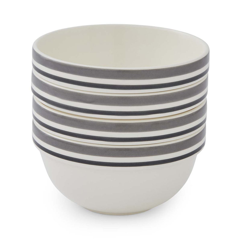 Portmeirion, Potters Stripe - Stacking Bowls (consolidate on size not colour?), Grey