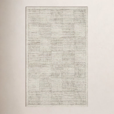 Dowell Hand-Woven Geometric Wool Rug