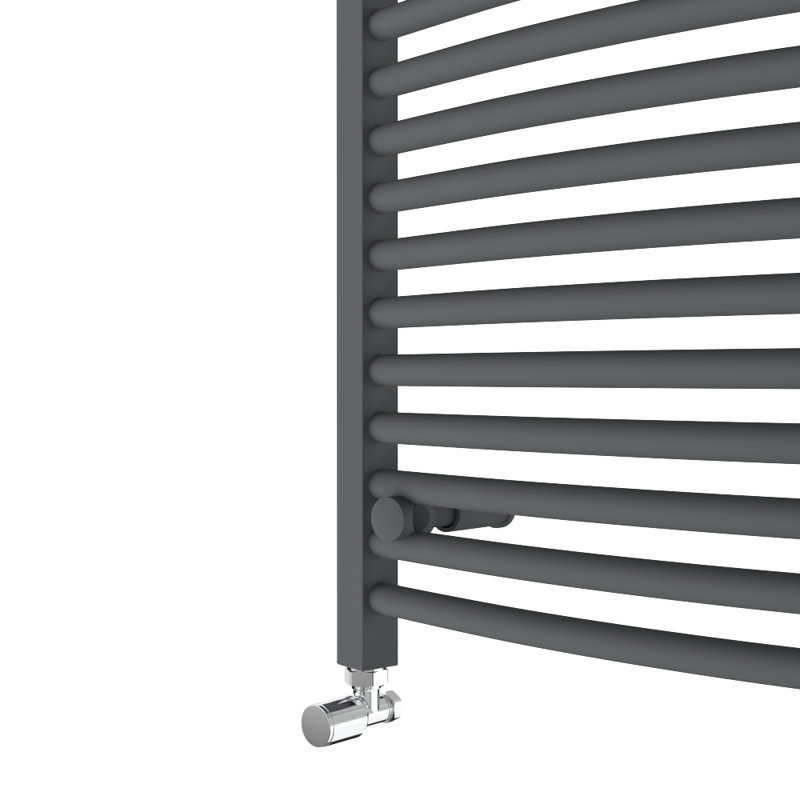 Lytle Curved Towel Rail Heated Towel Rails