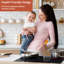 36 po 5 éléments chauffants certifiés ETL, surface de cuisson électrique rayonnante, 240 V 7700 W, poêle encastré noir