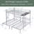 Adaidh Twin over Twin over Full Triple Bunk Bed with Shelves by Isabelle & Max-780369995