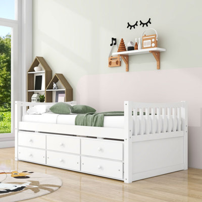 Badi Kids Twin with Trundle with Drawers