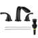 Widespread 2-handle Bathroom Faucet with Drain Assembly
