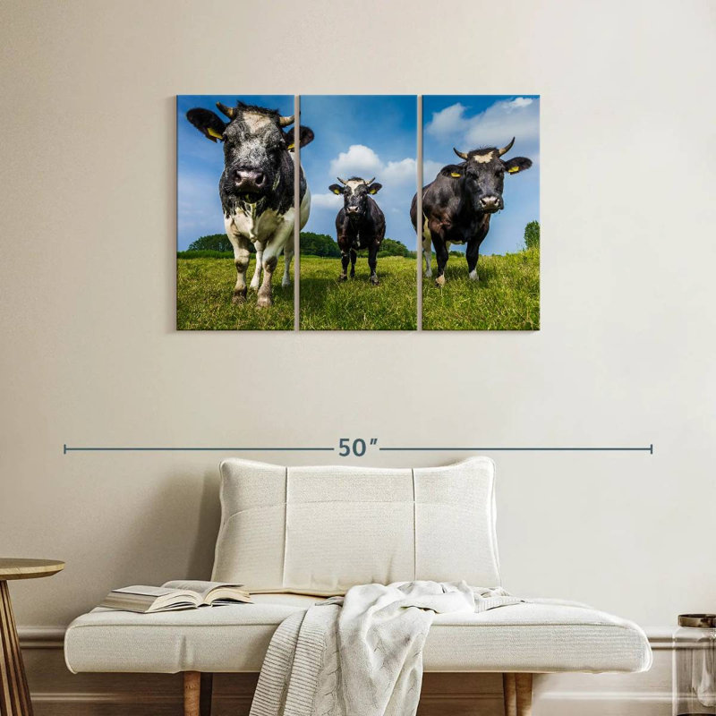 Brampt Cow Gang, 24" H x 38" W