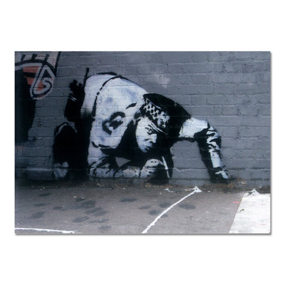 Cop Snorting 1 Piece Painting
