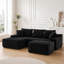 Canapé d'angle Cloud de 95 pouces avec poche de rangement et design modulaire-328482461