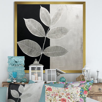 " Leave Silhouette In Silver I "