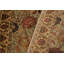 Tapis oriental rouille / brun clair en laine noué à la main 4 pi x 6 pi Oriental