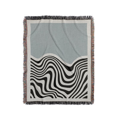 Acor Abstract Cotton Blend Blanket Throw