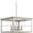 Hedgerow 4 - Light Steel Dimmable Lantern Square / Rectangle Chandelier-1500280972