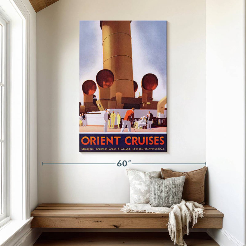 Mehar Orient Cruises, 48" H x 32" W