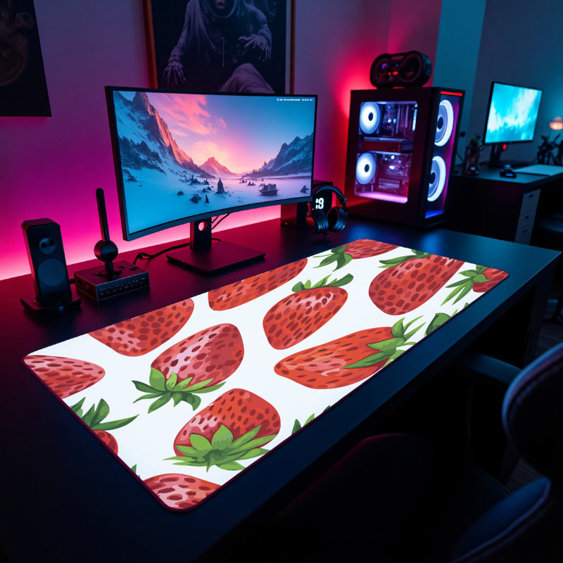 Polyester Desk Pad, 31.5x15.5