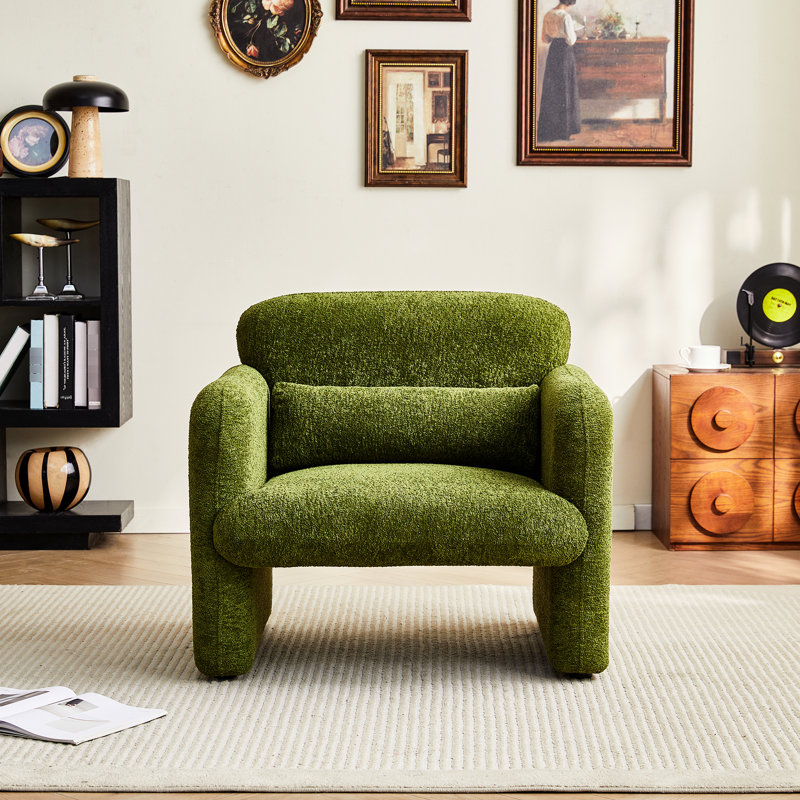 Velours simple de 34 po, avec support lombaire, convient à un appartement, un bureau, un salon, une structure en bois massif, une assise mi-moelleuse, aucun outil complexe nécessaire en velours, expérience d'assise confortable,