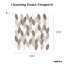 Channing 1-in. x 2.5-in. Elongated Hex Marble Look Polished Natural Stone Wall & Floor Mosaic Tile-50210654