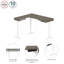 Bureau pour travailler debout en L Thilebrook-1652191944