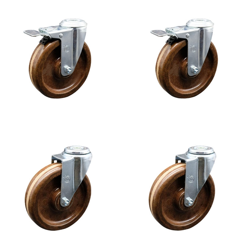 4-Piece Phenolic Caster Set