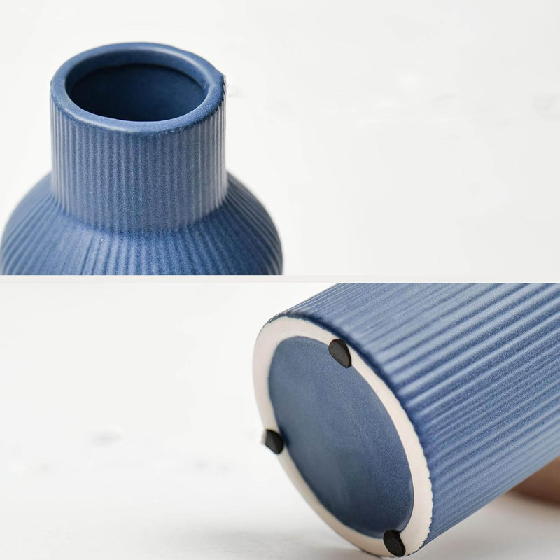 Ceramic Table Vase, Blue