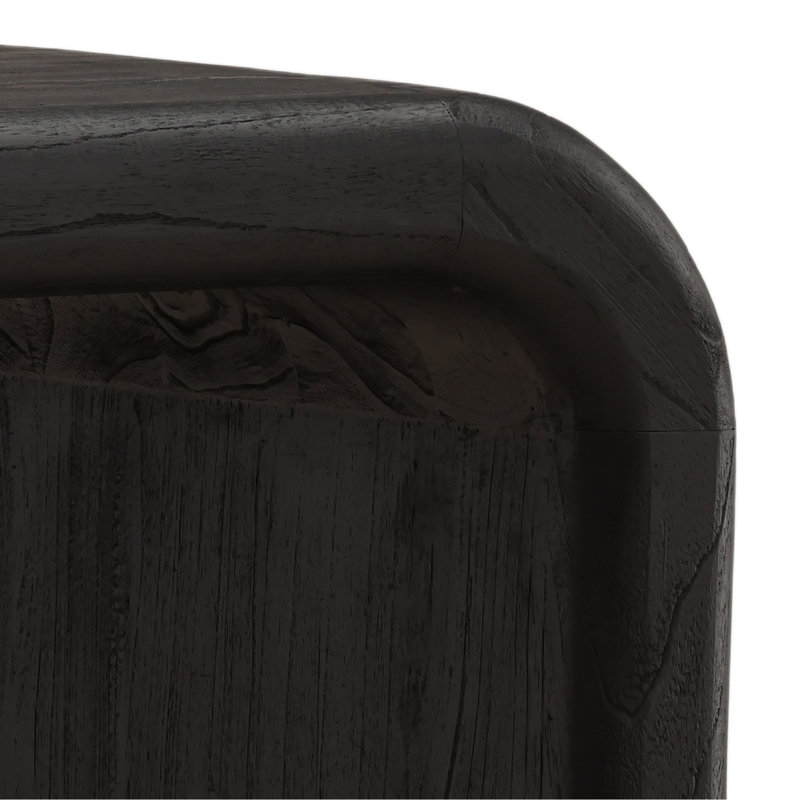 Wynne 55" Wide Writing Desk, Medium Brown, Black