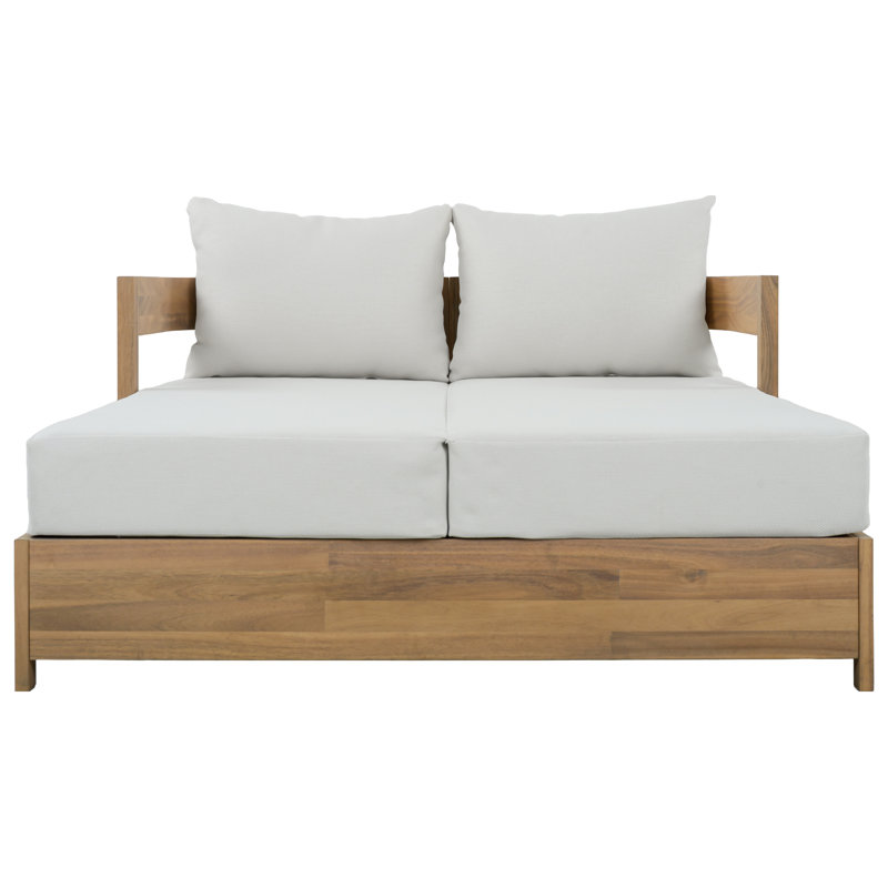 Lit de jour Kento, Ivory, Oak
