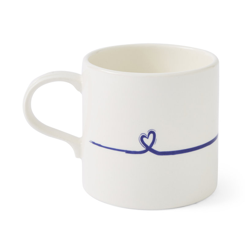 Mug Meirion Short Mugs Blue & White Dad Mug Single Mug