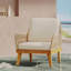Chaise de patio avec coussins Varian