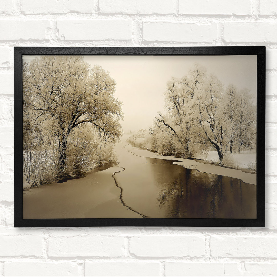 Winter Wonderland Sepia - Druck