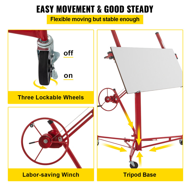 Drywall Rolling Lifter, 11ft