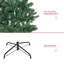 Sapin de Noël artificiel mince de 6 pi de hauteur avec branches réalistes, 583 pointes et conception compacte, pour les pièces compactes, arbre de Noël