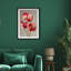 Crimson Silk Veins II Framed Graphic Art-17287990-246057368