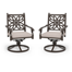 Ragusa Aluminum Outdoor Dining Armchair with Cushion