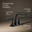 Tone Two-Handle Centerset Bathroom Sink Faucet with Clicker Drain, 1.2 GPM-1159911854