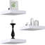 Ensemble de 3 tablettes flottantes - présentoirs muraux rustiques modernes pour la décoration intérieure, la salle de bain, la chambre à coucher, le bureau - solution de rangement peu encombrante avec installation facile-868221171